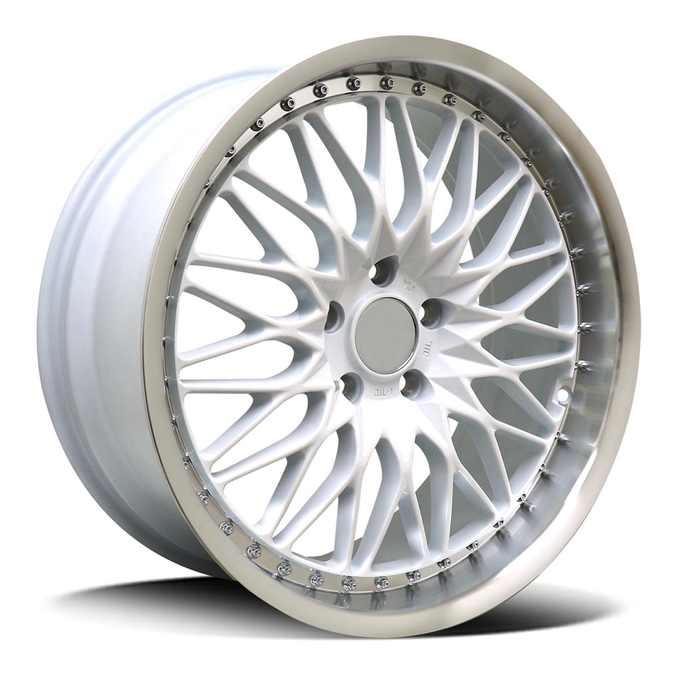 DIEZEL LK018 | WHITE MACHINED LIP | 18x9.5 5x114 35