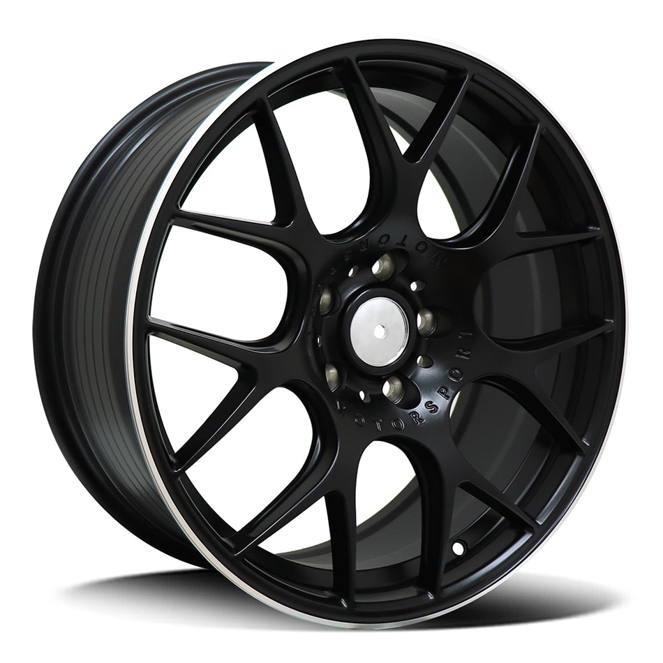 DIEZEL DQ001 | SATIN BLACK MACHINED LIP | 18x8 5x114 38
