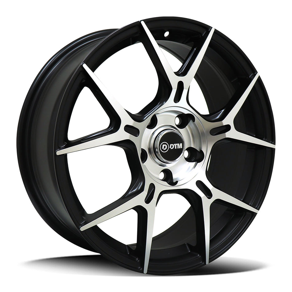 DTM 3849 | SATIN BLACK POLISH | 17x7 4x100 42