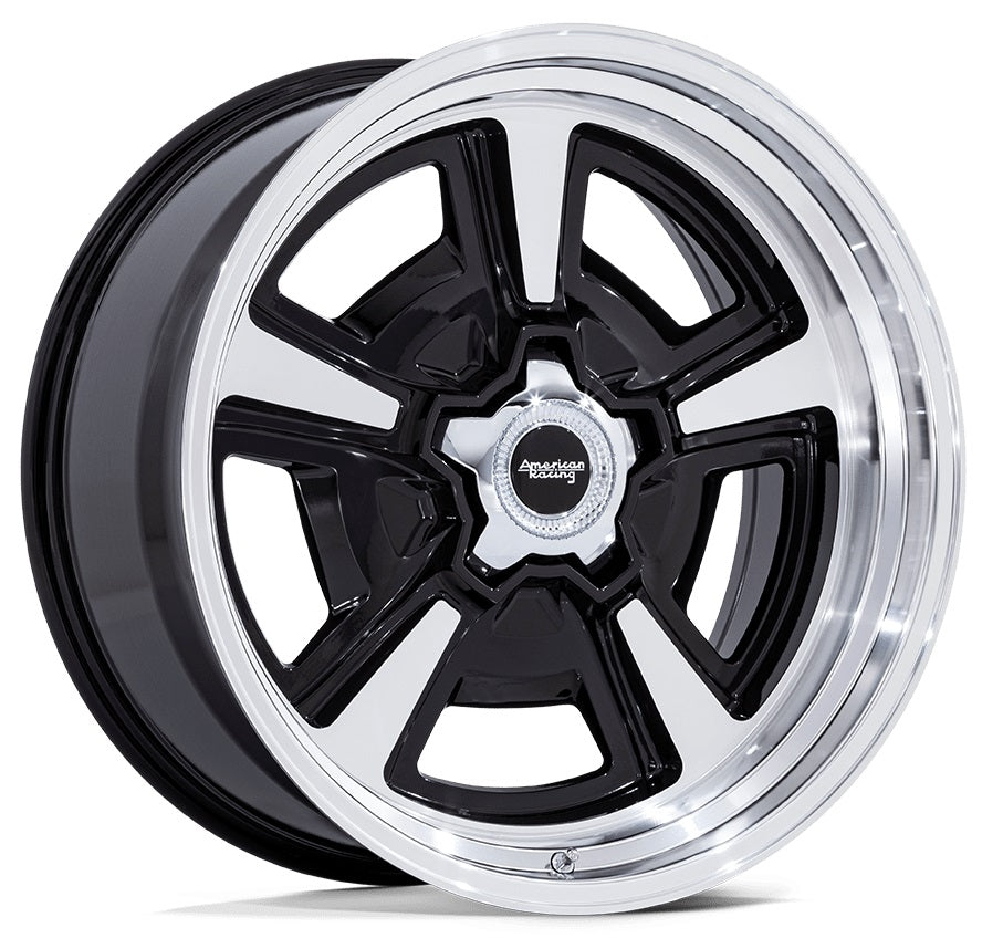 AMERICAN RACING CLASSIC VN517 | GLOSS BLACK MACHINED | 18x8 5x127 0