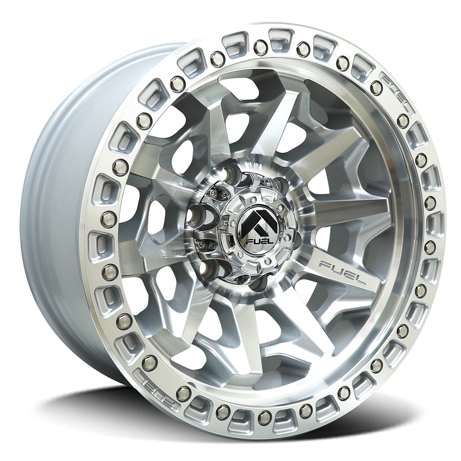 FUEL FC883 | SILVER MACHINED FACE | 17x8.5 6x139 14