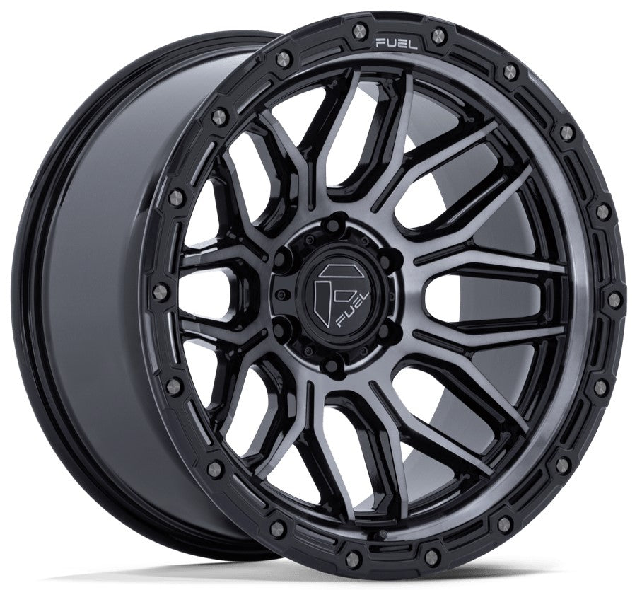 FUEL FC881 | GLOSS BLACK MACHINED GREY TINT | 20x9 8x165 20