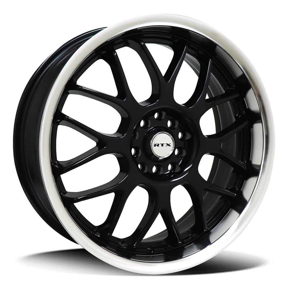 DIEZEL 9115 | MATTE BLACK MACHINED LIP | 18x7.5 5x100 42