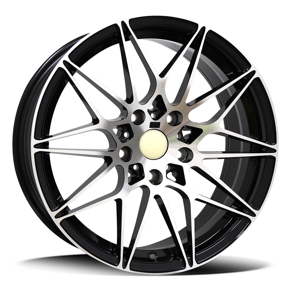 DIEZEL LK023 | BLACK MACHINE FACE | 19x8.5 5x112 30