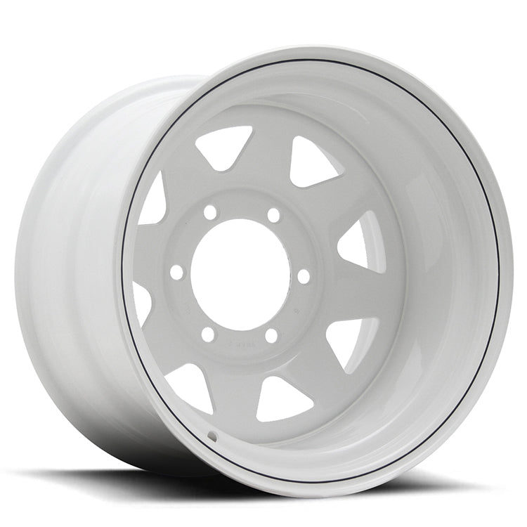 ROH STEEL TRAK 15X8 -9 6/139.7 White