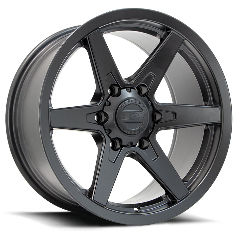 BGW PRIMAL 17X8.5 10 6/139.7 Matt Black