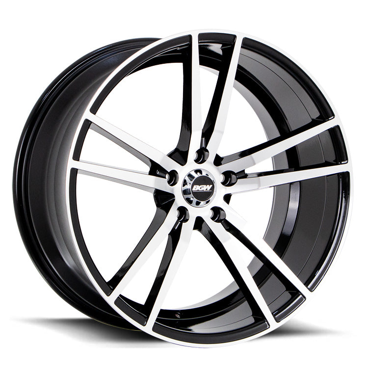 BGW SUSSEX 20X10 40 5/114.3 Gloss Black w/Machined Face