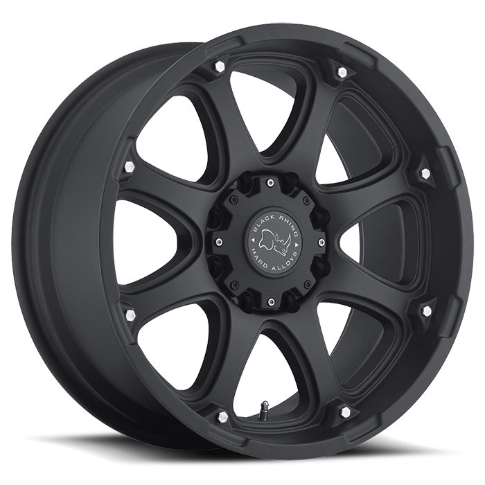 BLACK RHINO GLAMIS 20X9 -12 6/139.7 Matt Black