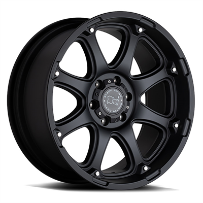 BLACK RHINO GLAMIS 20X9 12 6/139.7 Matt Black