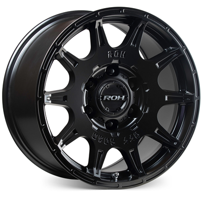 ROH ALLOY INVADER 16X8 30 6/139.7 Matt Black