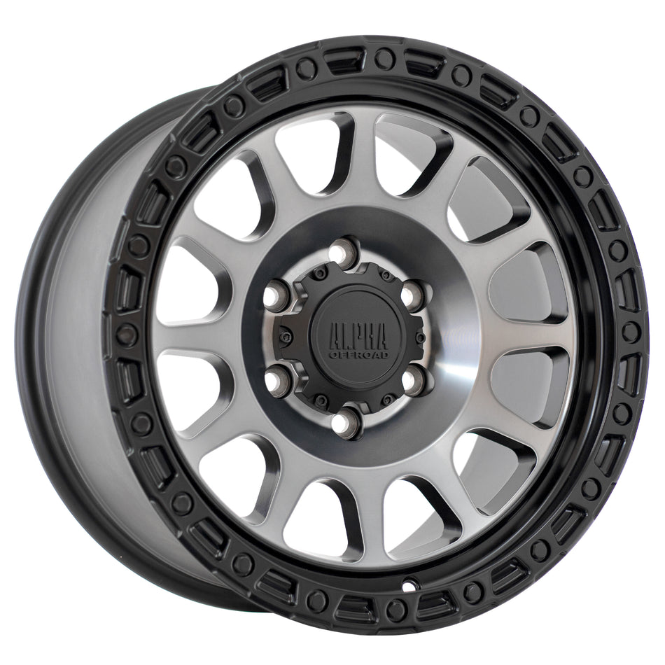 Brawler-Matt Black Dark Grey Tint 17X9.0 0 6x139