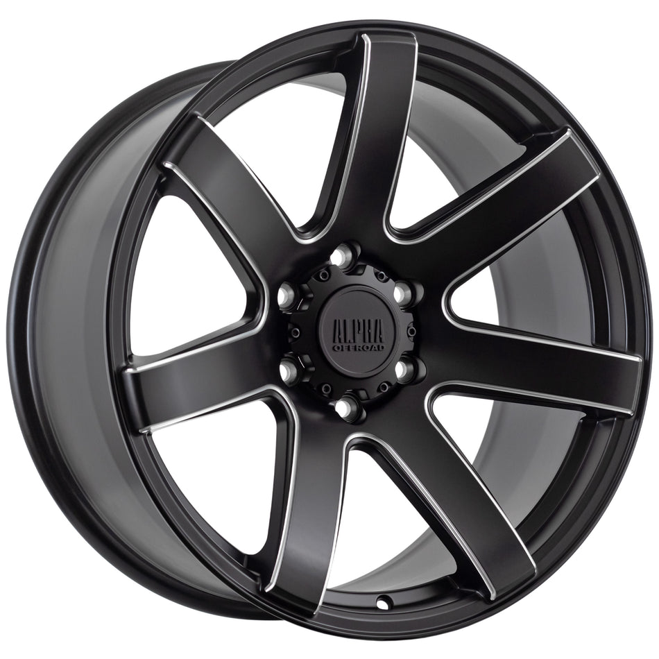 Gauntlet2 Matt Black Milled 20X9 10P 6x114