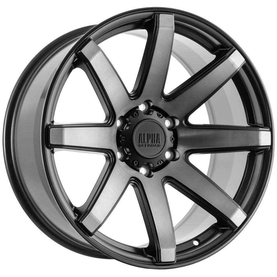 Nomad Matt Black Dark Grey Tint 20X9 10P 6x139