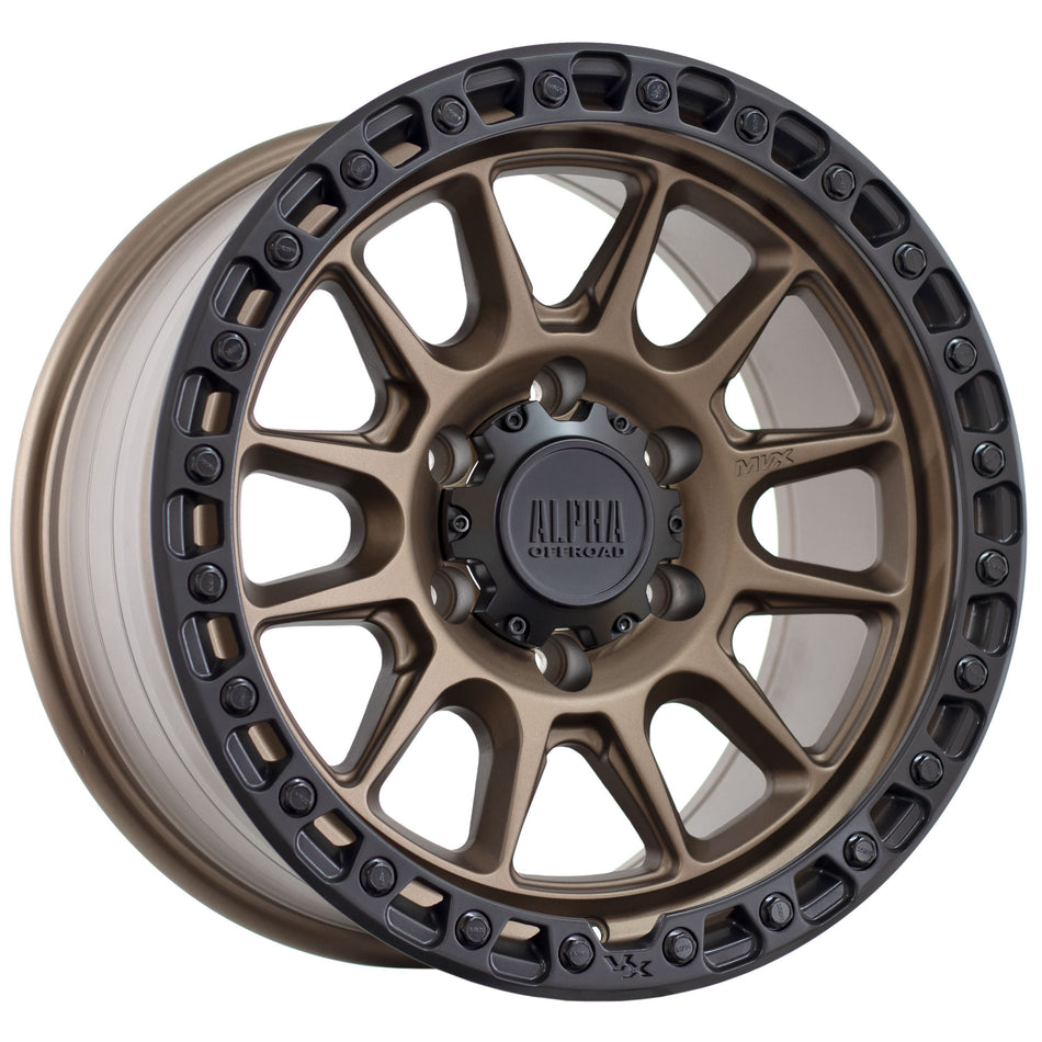 Podium Matt Bronze w Matt Black Lip 18X9 15P 6x139