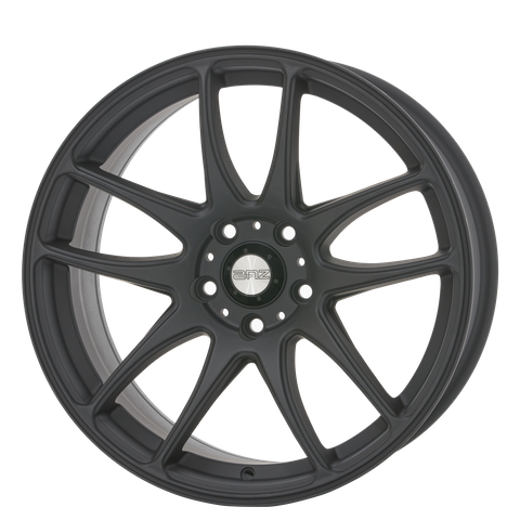 KIWIANA MATT BLACK 18X8.5 5/114.3 38