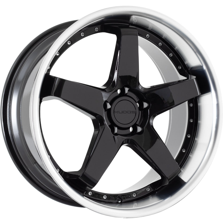 Bathurst Black Polished Lip 18X8 40P 5x114