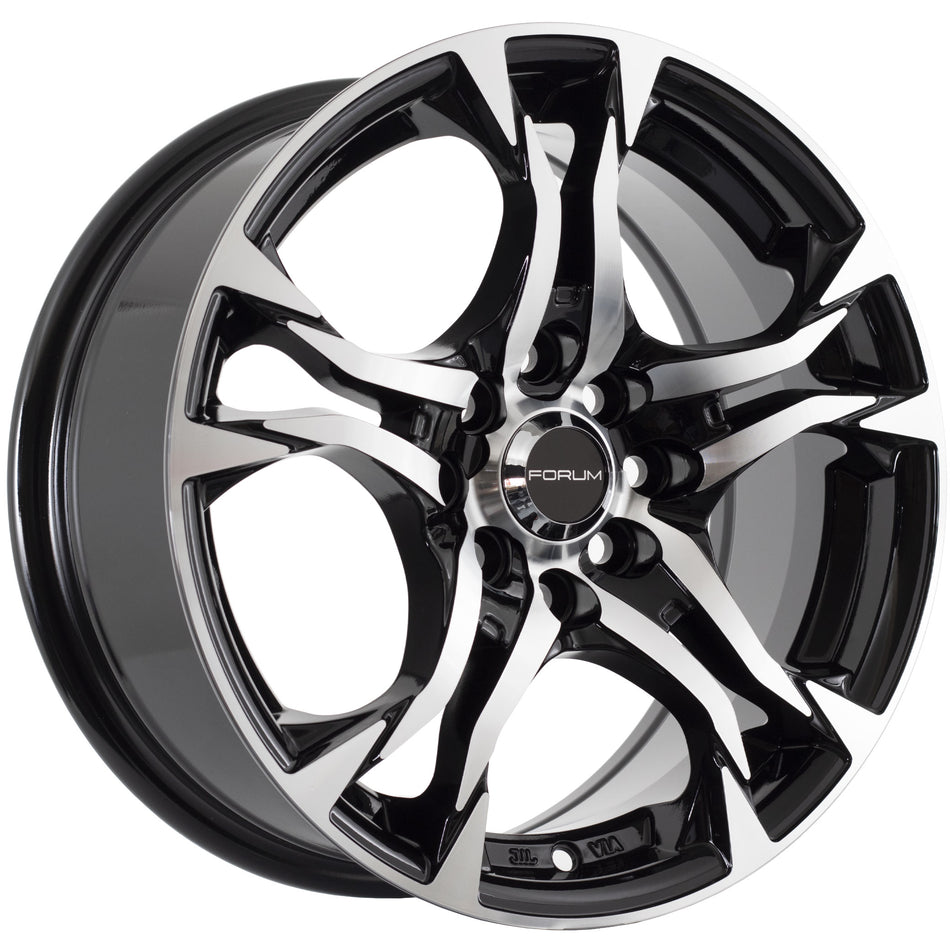 Drive Gloss Black Machine Face 15X6.5 38P 4x100 4x114