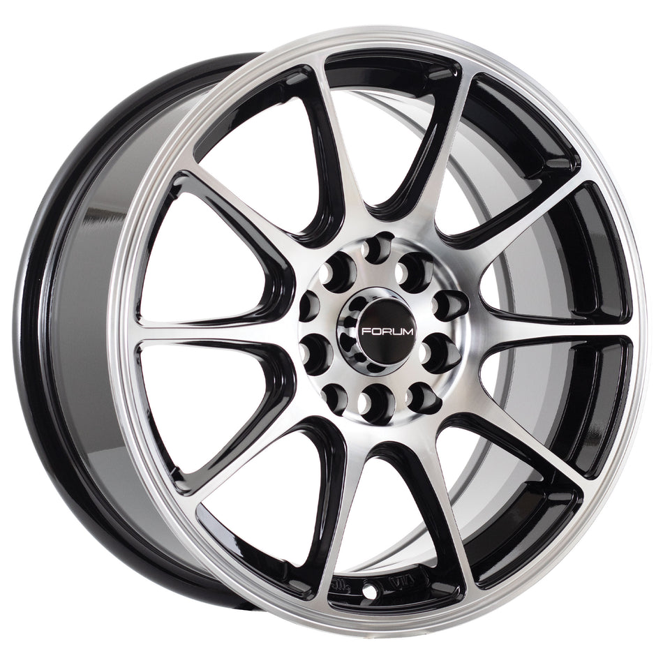 Edge Gloss Black Machine Face 14X6 35P 4x100 4x114