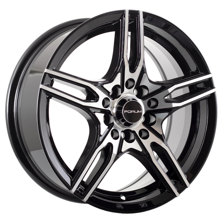 Fuse Gloss Black Machine Face 15X6.5 35P 5x100 5x114