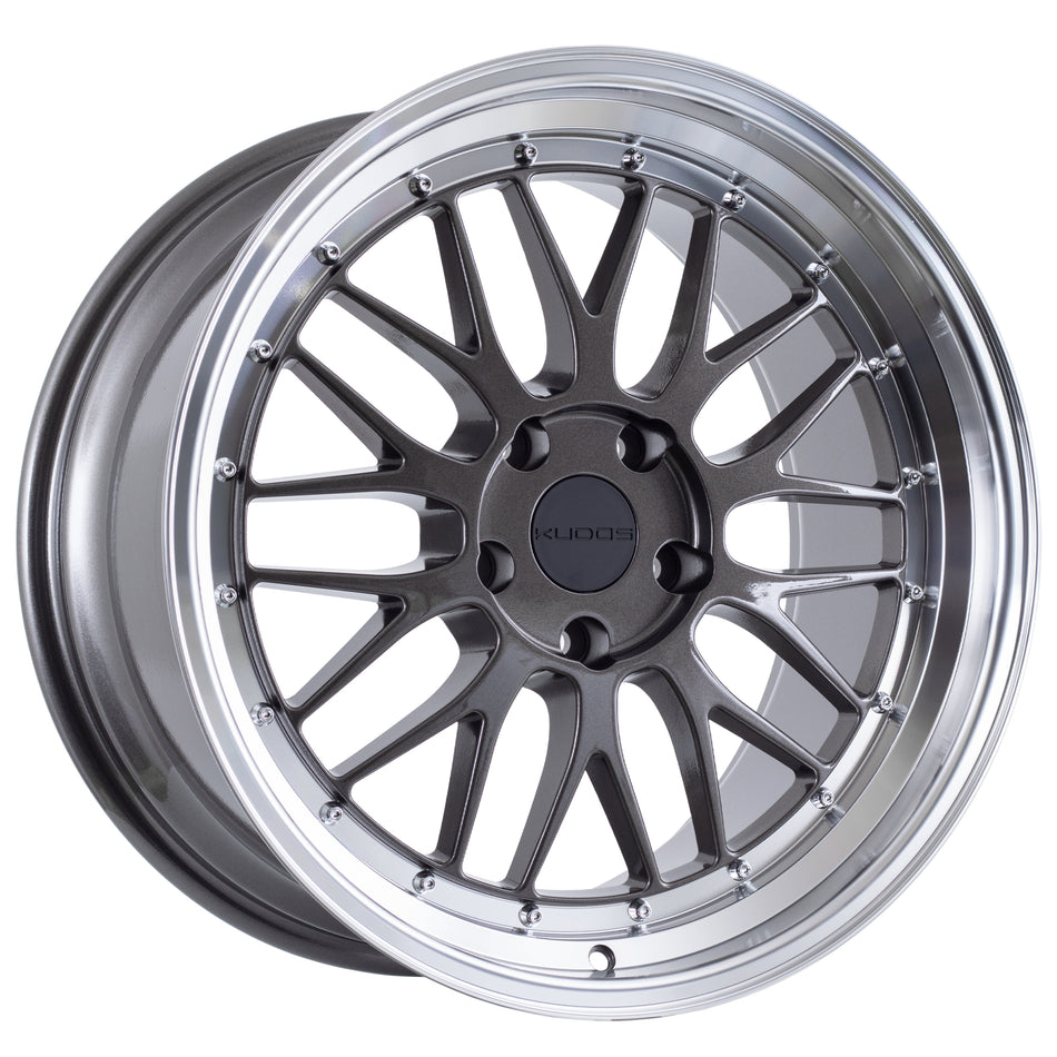 Osaka Hyper Grey Polished Lip 19X8.5 35P 5x120