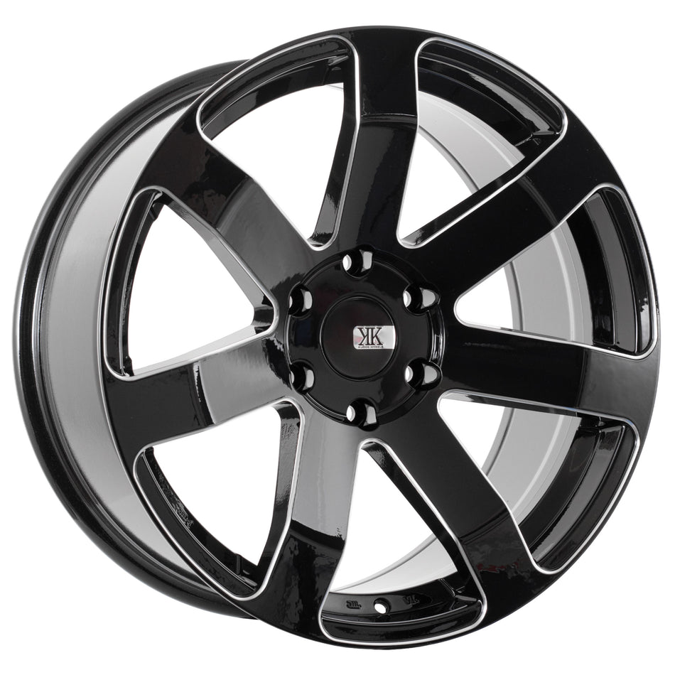 Detroit2 Gloss Black Milled 20X9 10P 6x139