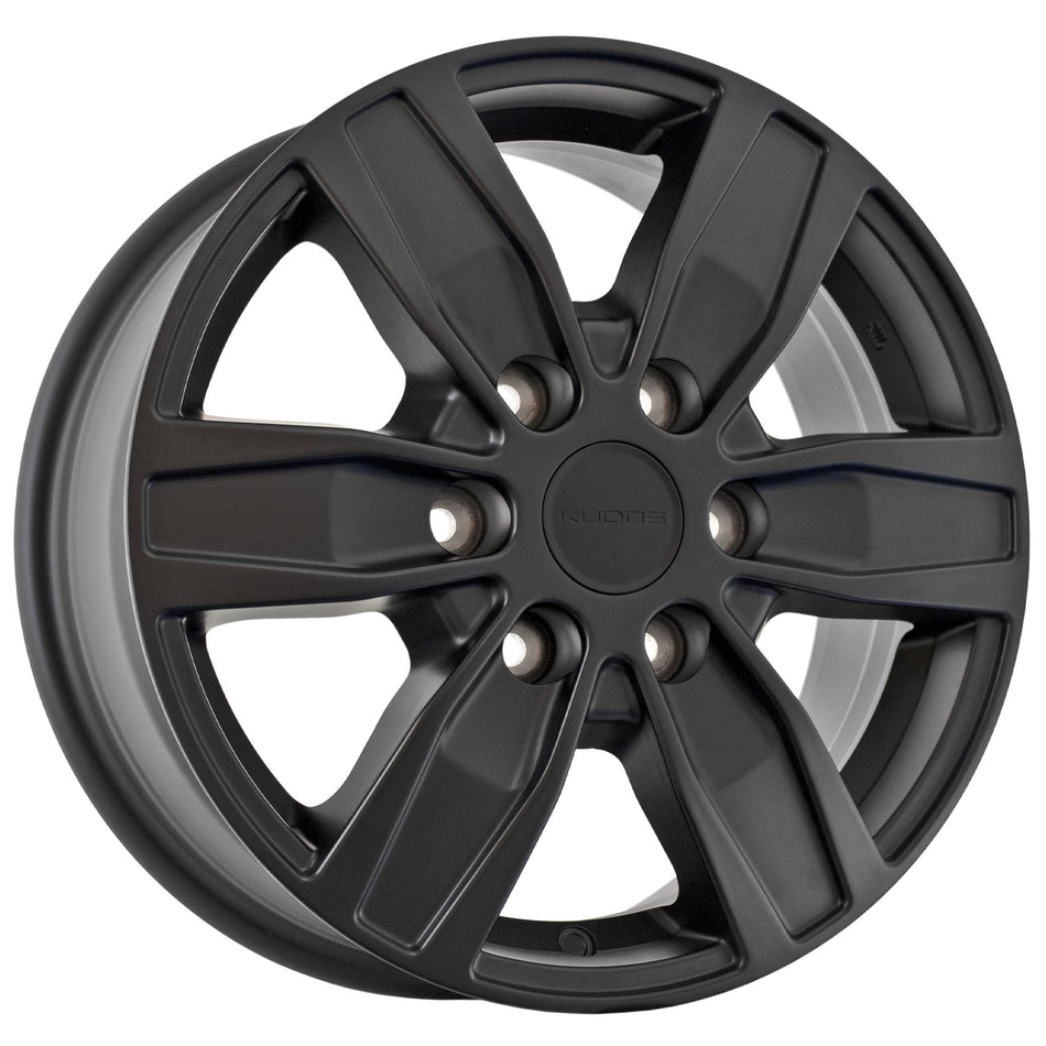 Sprint 6-Matt Black 16X6.5 56 6x130