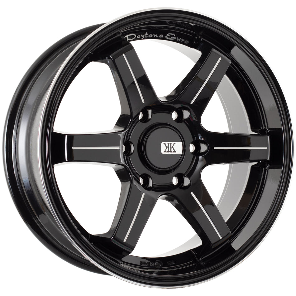 Zurich Gloss Black Machine 18X8 30P 6x139