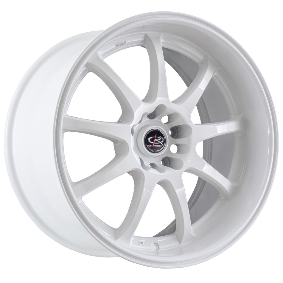 P1R White 18X9.5 30P 5x114