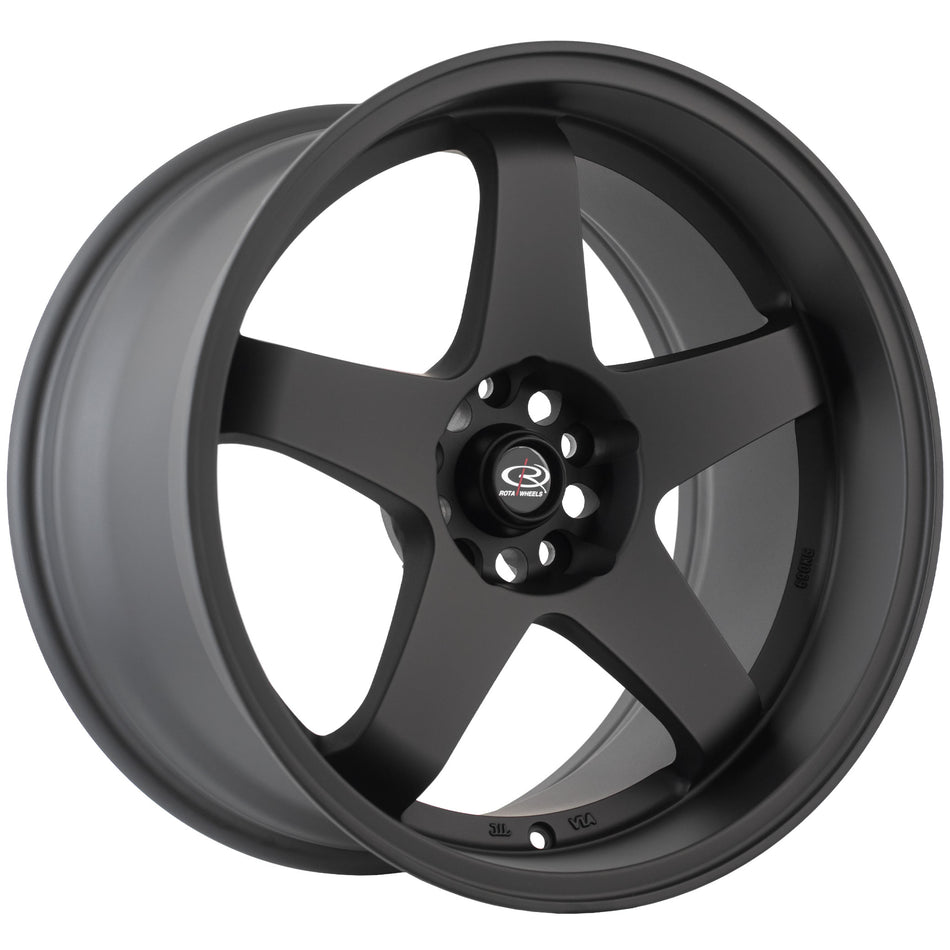 GTRD Flat Black 18X9.5 15P 5x114