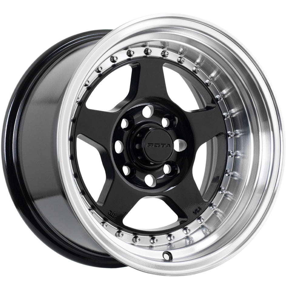 Kyusha Gloss Black Polished Lip 15X7 0P 4x110