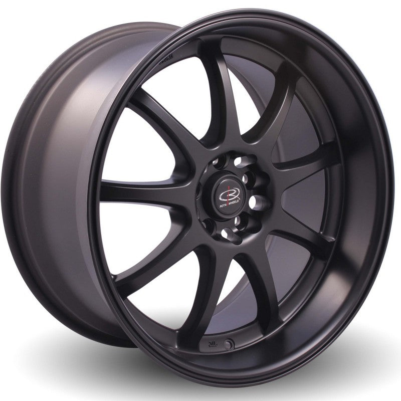 P1R Flat Black 18X9.5 15P 5x114