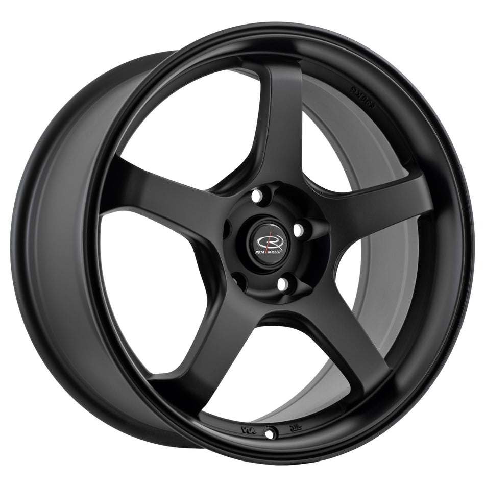 RT5 Flat Black 17X9.5 35P 5x114