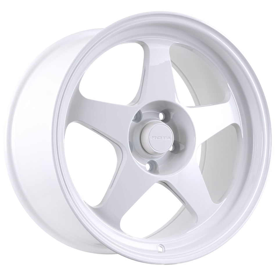 Slipstream White 18X8.5 42P 5x100