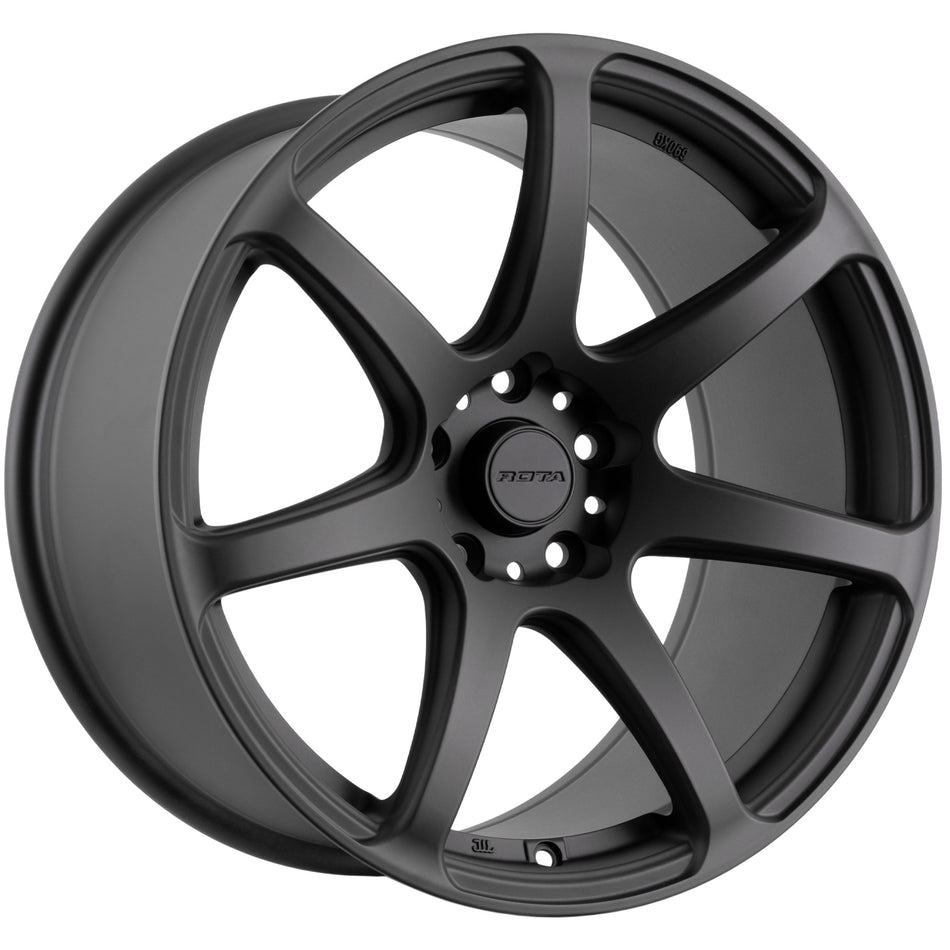 Vector Pro Matt Black 18X8.5 42P 5x114