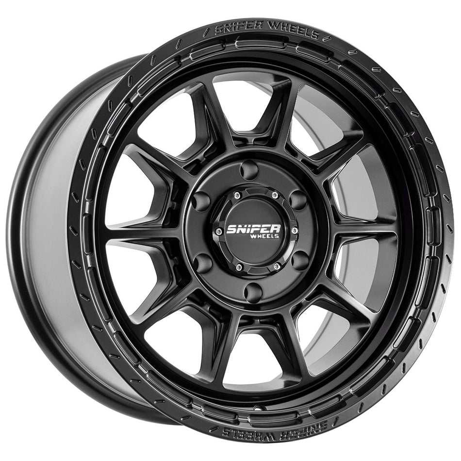 Recon Matt Black 17X9 15P 6x139