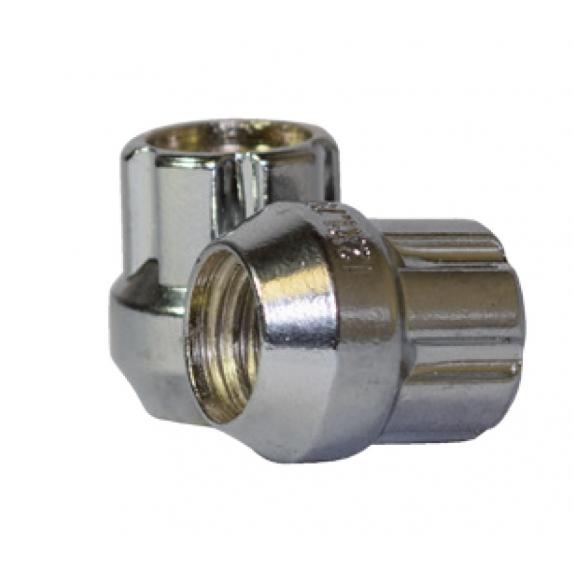 Spline Nut Open End - Chrome