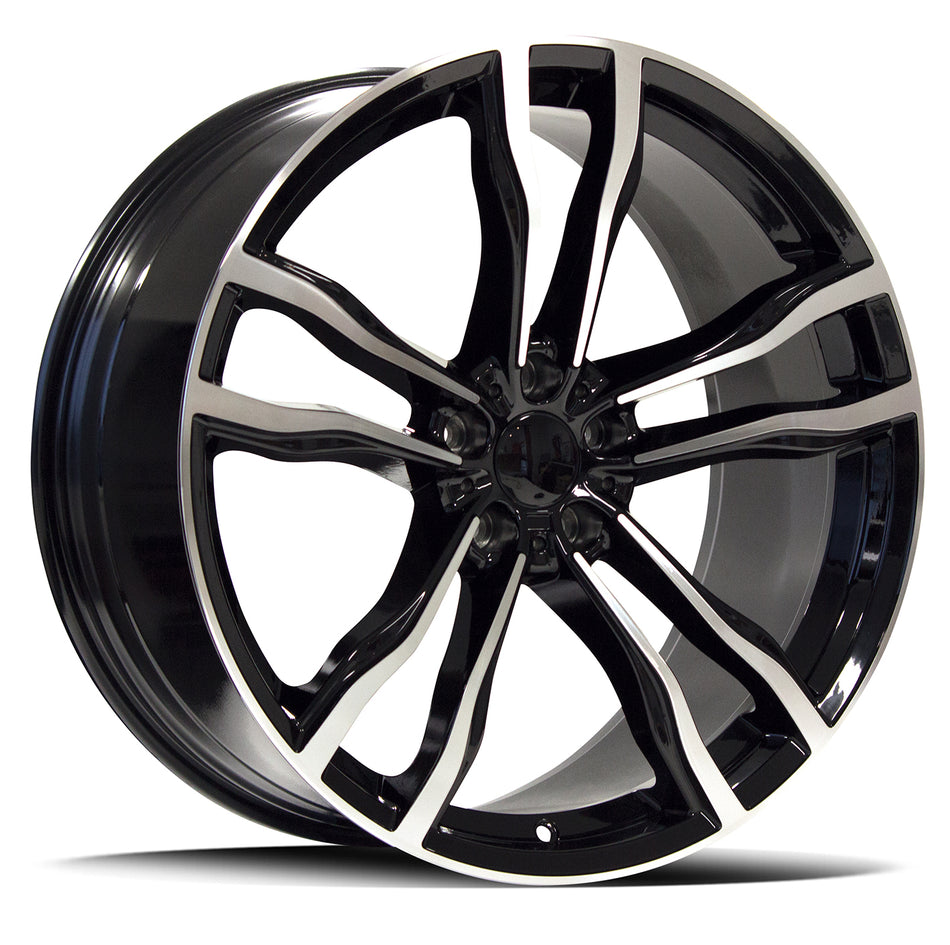 REPLICA BMW | MINI 5623 | BLACK POLISH FACE | 22x11 5x120 35