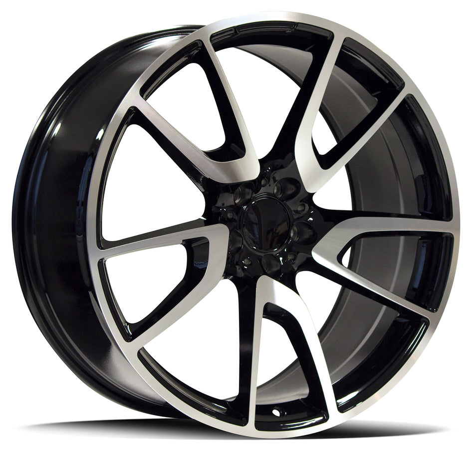 REPLICA MERCEDES 5625 | BLACK POLISH FACE | 19x9 5x112 35