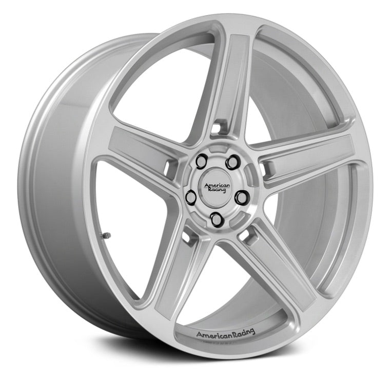 AMERICAN RACING MODERN AR936 | HELLION | SILVER POLISH FACE | 20x10.5 5x115 22