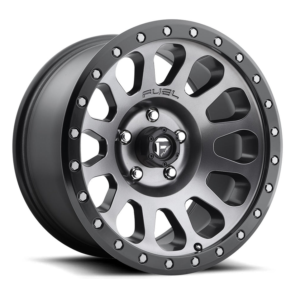 FUEL D601 | VECTOR | ANTHRACITE | 20x10 5x127 -18