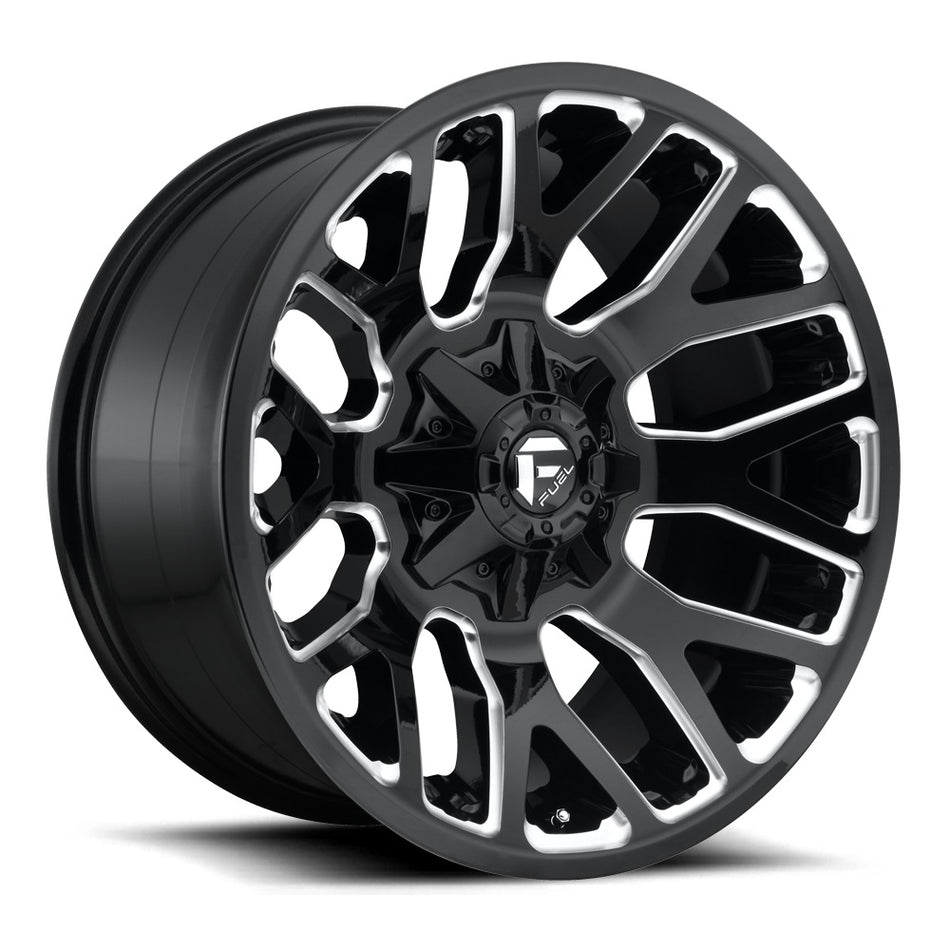 FUEL D623 | WARRIOR | BLACK MILLED | 20x9 6x139 20