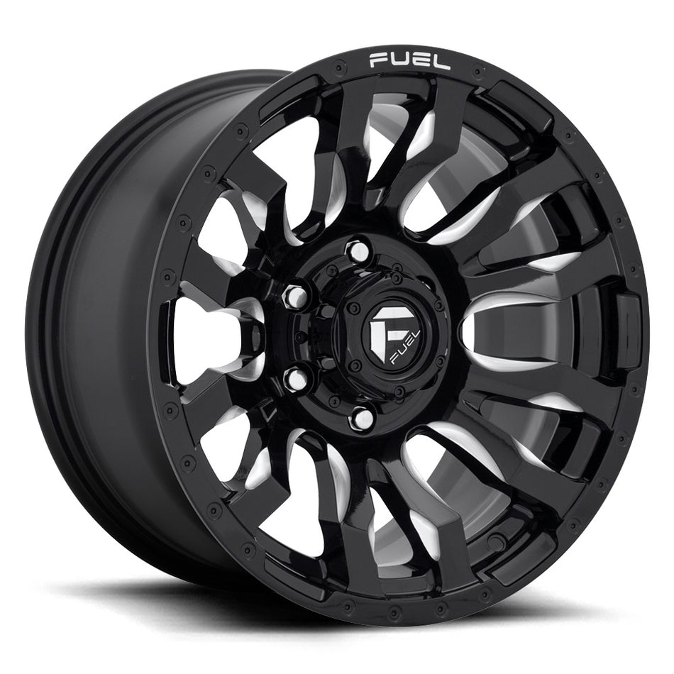 FUEL D673 | BLITZ | BLACK MILLED | 20x9 6x139 20