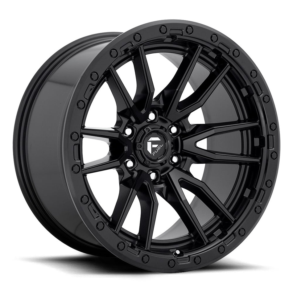 FUEL D679 | REBEL | MATTE BLACK | 22x10 6x135 -13