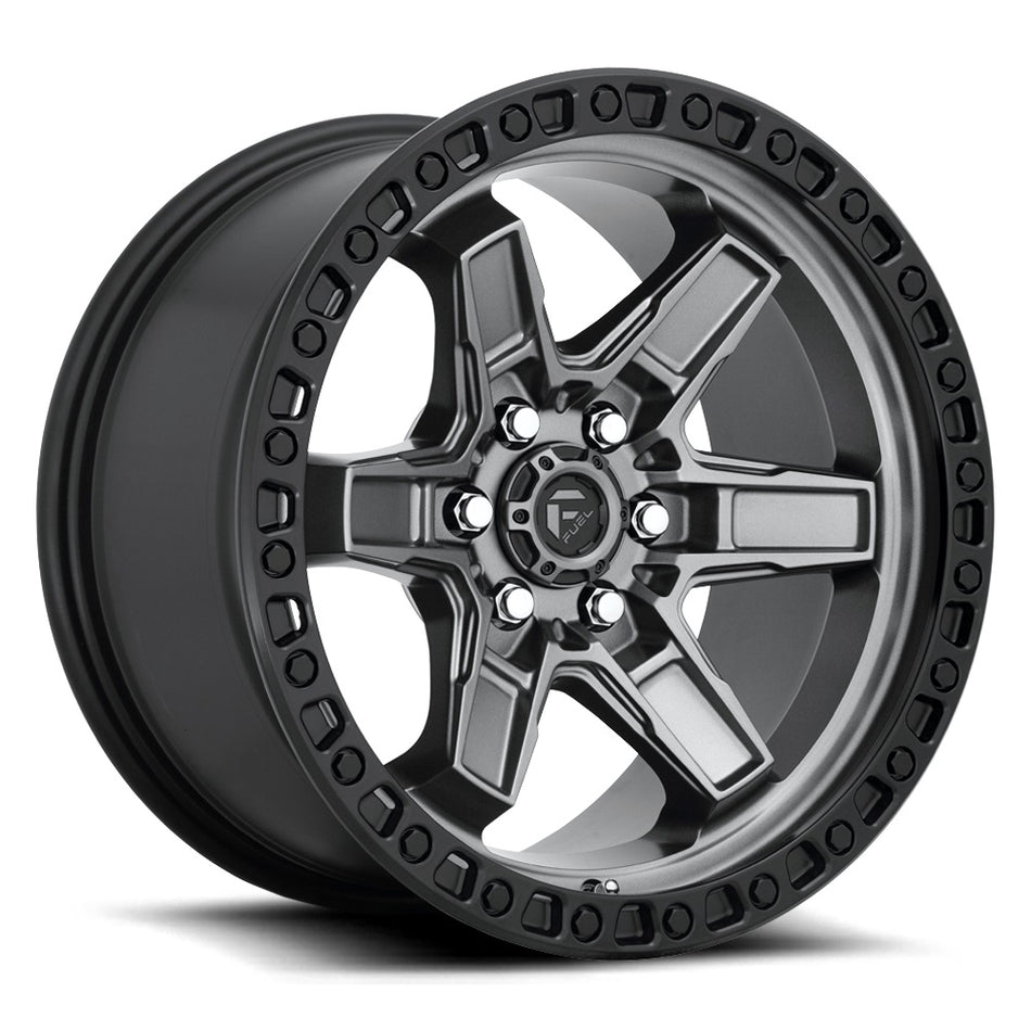 FUEL D698 | KICKER | ANTHRACITE BLACK | 17x9 6x139 1