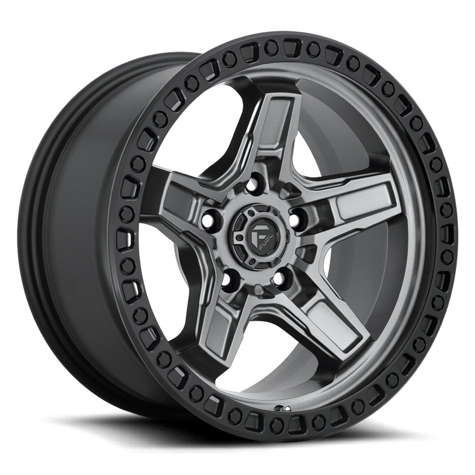 FUEL D698 | KICKER | ANTHRACITE BLACK | 17x9 5x127 1