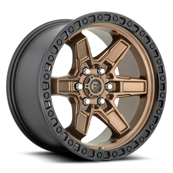 FUEL D699 | KICKER | BRONZE BLACK LIP | 17x9 6x114 1