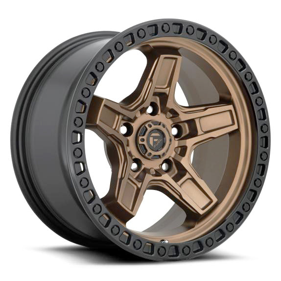 FUEL D699 | KICKER | BRONZE BLACK LIP | 17x9 5x127 1