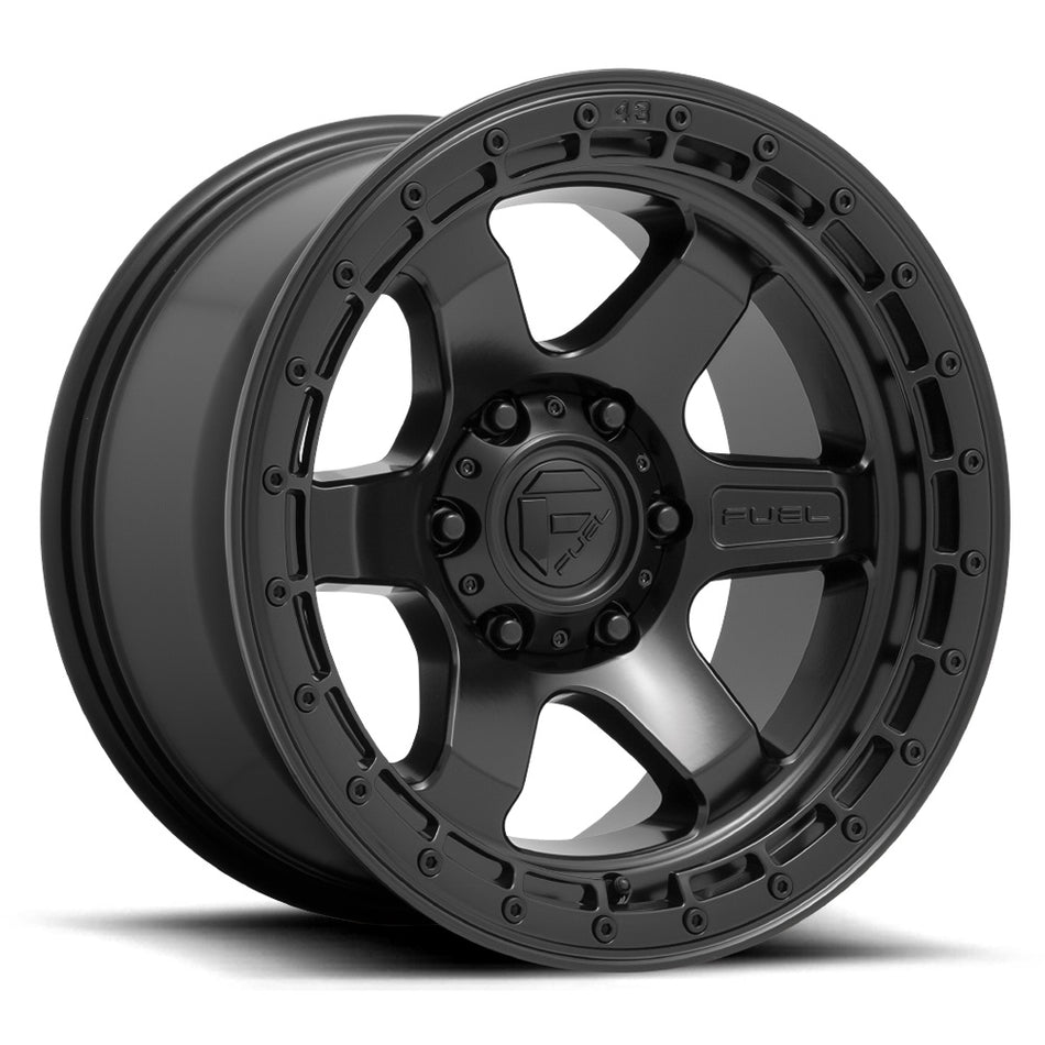 FUEL D750 | BLOCK | MATTE BLACK | 17x9 6x139 1