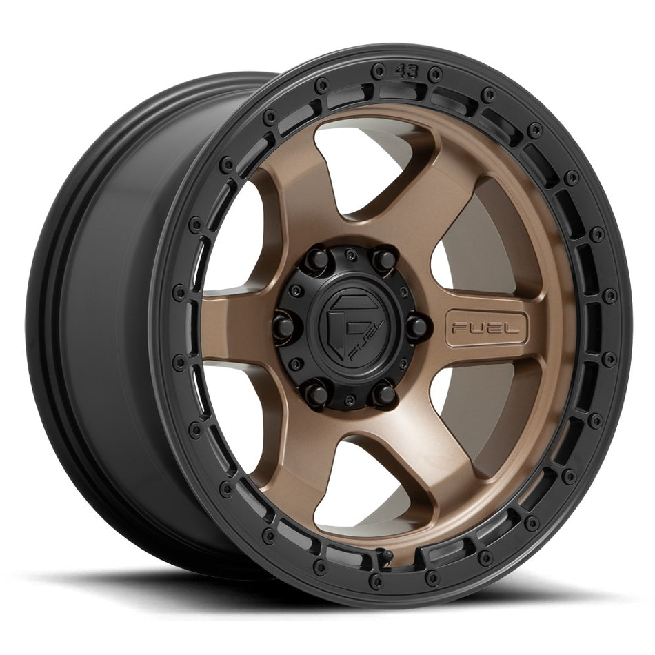 FUEL D751 | BLOCK | MATTE BRONZE | 17x9 6x139 1