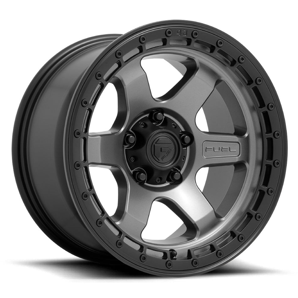 FUEL D752 | BLOCK | MATTE ANTHRACITE | 17x9 6x139 1